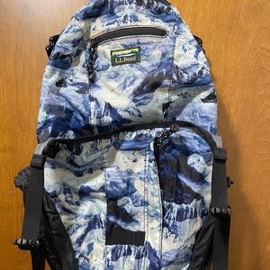 L.L. Bean Mountain Print Stowaway Backpack